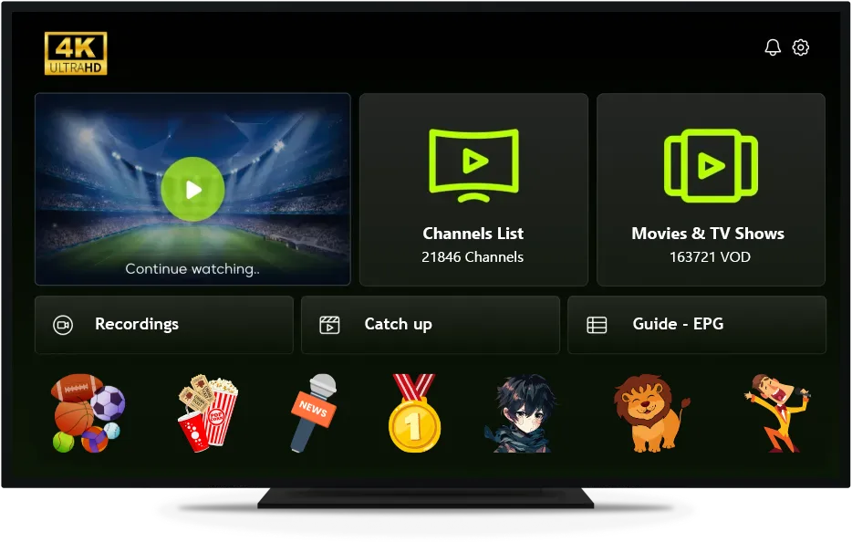 German IPTV Server 1 FALCON IPTV PRO